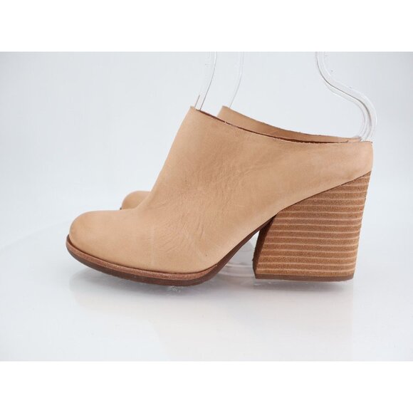 Kork-Ease Challis Women’s Size 11 Tan Leather Block Heel Mules Clogs Slip On - Picture 5 of 12